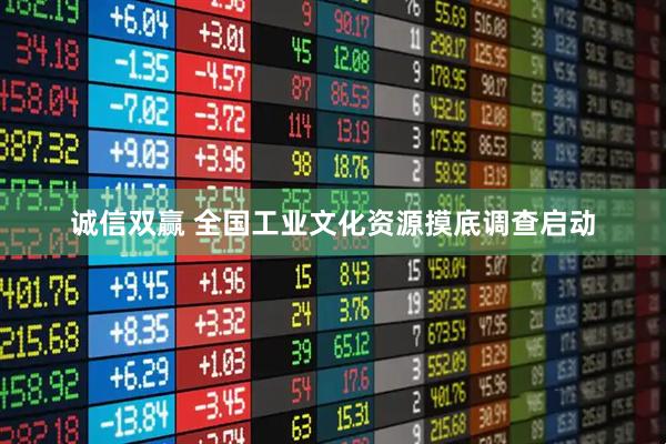 诚信双赢 全国工业文化资源摸底调查启动