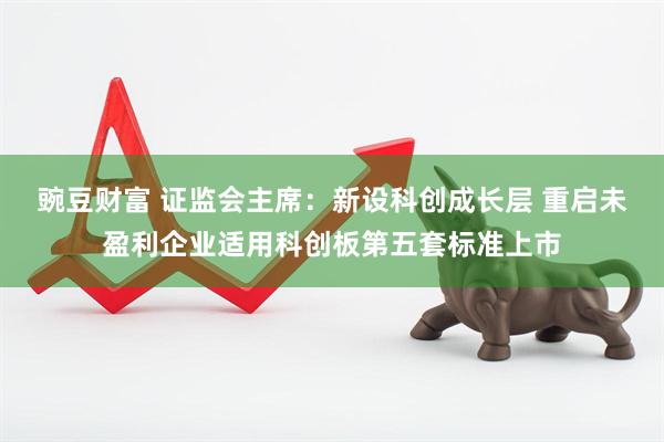 豌豆财富 证监会主席：新设科创成长层 重启未盈利企业适用科创板第五套标准上市